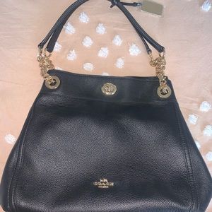 Black Coach Edie Bag